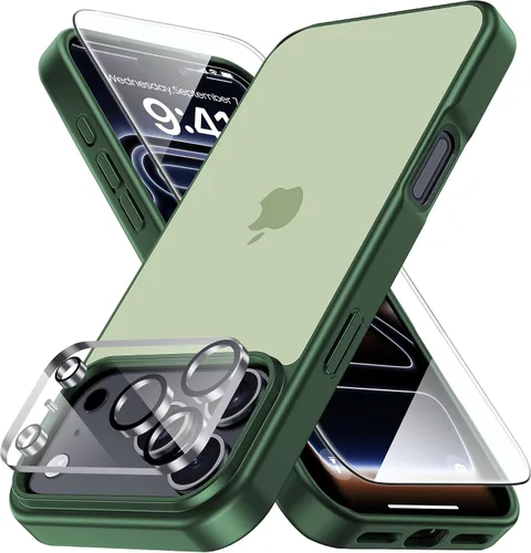 Vista 34 de Yriklso 3 en 1 Funda Magnética Fuerte para iPhone Air, 1X Protector de Pantalla + 1X Protector de Lente de Cámara, Cubierta Protectora a Prueba