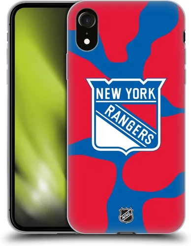 Vista 259 de Head Case Designs Funda de gel suave con licencia oficial de la NHL Camouflage New York Rangers compatible con Apple iPhone 7 Plus/iPhone 8 Plus