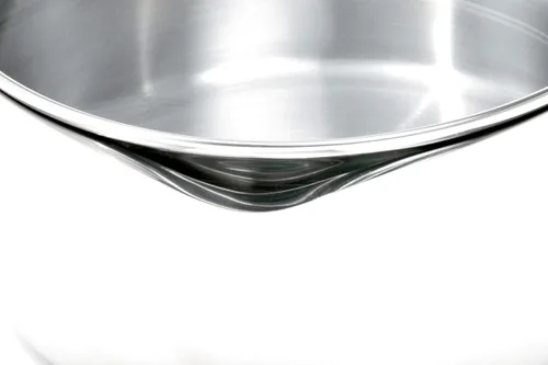 Vista 3 de Norpro KRONA - Olla ventilada de 5 cuartos de galón con tapa coladora, acero inoxidable, 645, plata