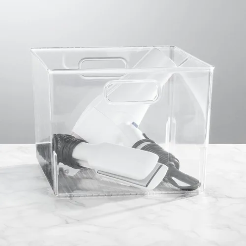 Vista 2 de mDesign - Cubo de basura de plástico con asas