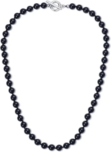 Vista 11 de GAVU Collar con cuentas anudadas a mano para hombre, Collar de cristal para hombres turquesa (African Turquoise)