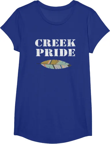 Vista 23 de Creek Native American Pride - Camiseta, Negro, S
