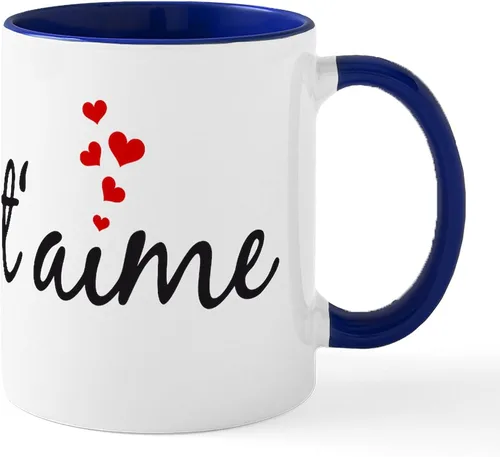 Vista 17 de CafePress Taza de café de cerámica con bandera francesa de 11 oz (11.0 fl oz)