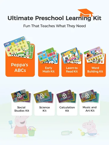 Vista 4 de Think Academy Tableta de Aprendizaje Electrónica Interactiva - Sistema de Aprendizaje de Lectura con Páginas de Sonido, Tarjetas para Alfabeto