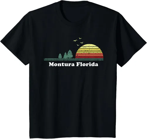 Vista 16 de Vintage Montura, Florida Sunset - Camiseta con impresión de recuerdo