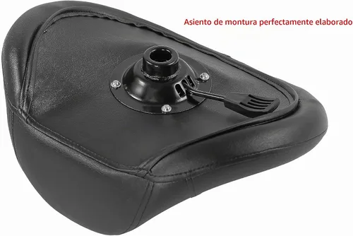 Vista 8 de Antlu Silla de Sillín para Clínica de Masaje, Spa, Salón, Corte, Silla Giratoria con Ruedas, Altura Ajustable (Negro)
