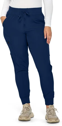 Vista 2 de Pantalones quirúrgicos acanalados para mujer