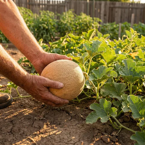 Vista 6 de 50 Hale's Best Cantaloupe Seeds for Planting - Sweet Aromatic Heirloom, Non-GMO, USA Grown by RDR Seeds