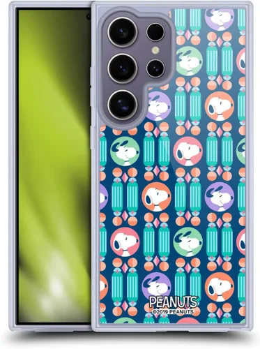Vista 8 de Head Case Designs Snoopy Deco Dreams - Funda de gel con licencia oficial de Peanuts Blue Pattern [protección de grado militar] compatible con Google