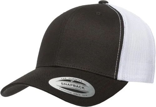 Vista 38 de Yupoong Gorra de camionero retro Multicam de Yp Classics Alpine/Blanco