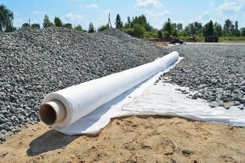 Vista 8 de 5oz Heavy Duty Non-Woven Geotextile Fabric for French Drain, Driveway, Soil Stabilization & Weed Control(White,1mx2m/3.3ftx6.5ft)