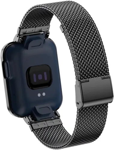 Vista 3 de Compatible con Xiaomi Mi Watch Lite/Redmi Watch Lite, correa de repuesto de metal de acero inoxidable compatible con Xiaomi Mi Watch Lite/Redmi FG1