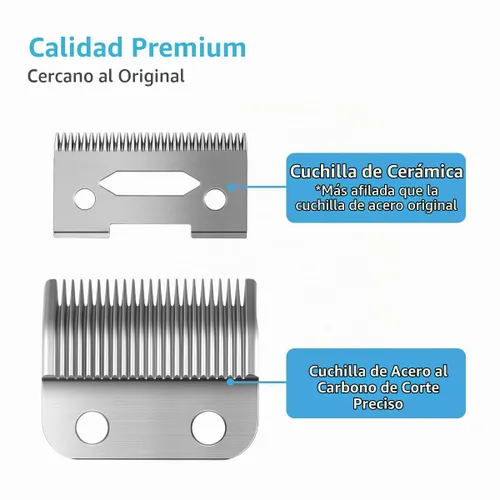 Vista 3 de Cuchilla compatible con cuchillas Wahl Clipper, 1 paquete