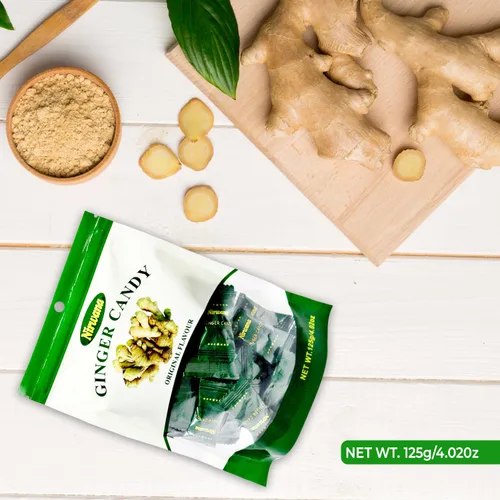 Vista 6 de Nirwana Caramelo de jengibre – Envuelto individualmente para frescura – Caramelo natural a granel para viajes y disfrute diario, 125 g/4.02 oz sabor