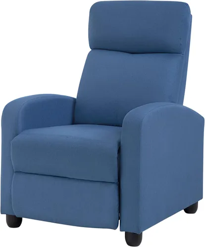 Vista 21 de BestMassage Silla reclinable con función de masaje de 2 puntos Cuero sintético marrón con soporte lumbar, empuje ajustable hacia atrás, PU