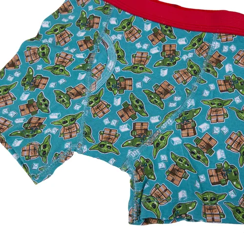 Vista 2 de STAR WARS Boys' Baby Yoda Mandalorian Underwear Multipacks Available in Sizes 23t, 4t, 4, 6, 8, 10 and 12