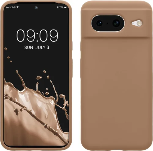 Vista 99 de kwmobile Funda compatible con Google Pixel 7 - Funda de silicona TPU con acabado suave - Piedra antigua