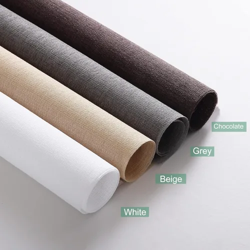 Vista 4 de Tonature Persianas enrollables de tamaño personalizado sin cordón para ventanas con filtro de luz, persianas enrollables solares transparentes Beige