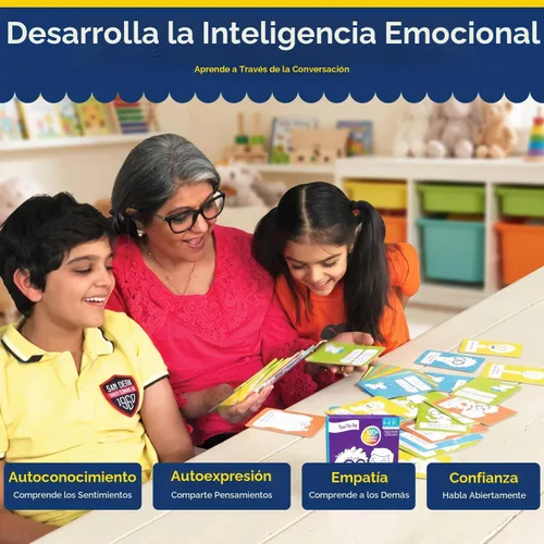 Vista 5 de Open The Joy Let's Talk - Tarjetas de inicio de conversación para niños, más de 100 indicaciones y preguntas para desarrollar inteligencia