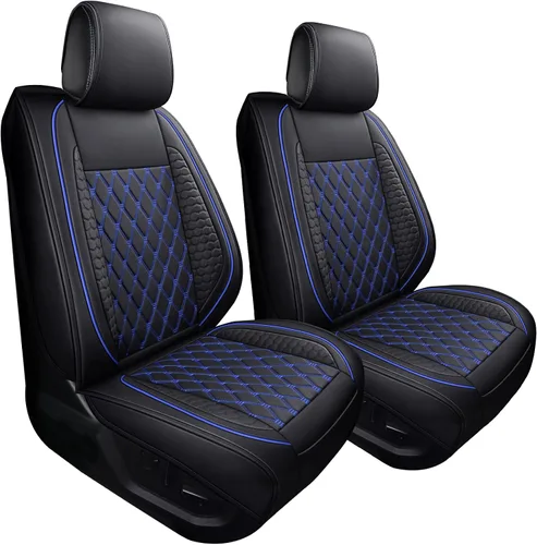 Vista 10 de Tomatoman F-150 Fundas de asiento delantero compatibles con Ford F150 2009-2024 2025 2026 2017-2026 F250 F350 F450 Supercrew Super Duty Limited