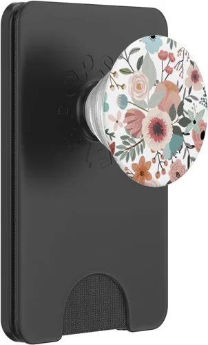 Vista 7 de Colorido jardín de flores silvestres Boho Botánico Patrón Floral PopSockets Estándar PopGrip