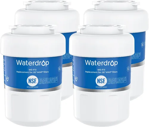 Vista 10 de Waterdrop Alkaline WD-F13 Reemplazo para GE® MWF®, SmartWater® MWFP, MWFINT, MWFA, GWF, HDX FMG-1, GSE25GSHECSS, WFC1201, RWF1060, Mejora pH Filtro
