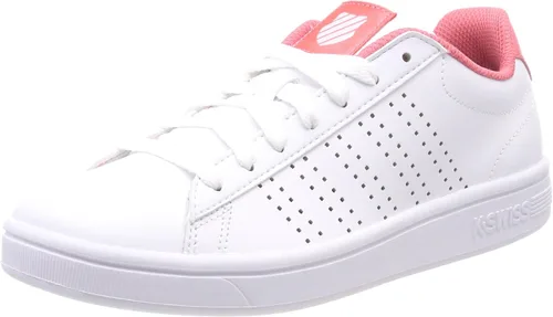 Vista 8 de K-Swiss Tenis Court Casper III para mujer Vestido Blanco Blanco Pimienta Azul 140