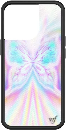 Vista 13 de Fundas Wildflower - Compatibles con Apple iPhone 13 Pro Protector de goma negro, certificado de prueba de caída de 4 pies, propiedad de mujeres