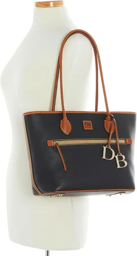 Vista 5 de Dooney & Bourke Bolsos grandes para mujer, bolso de cuero con cremallera Negro