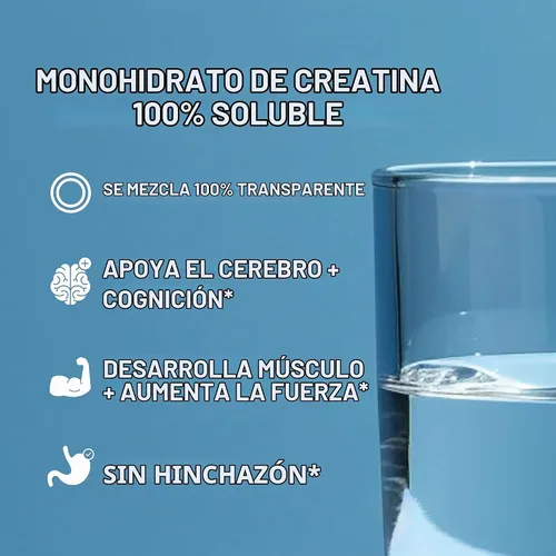 Vista 3 de Kaged CreaClear Creatine Monohydrate Powder Mezcla transparente y se disuelve completamente, sin grano Creatina micronizada premium para fuerza
