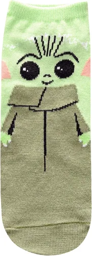 Vista 5 de STAR WARS Baby Yoda Come to the Cute Side JuniorsWomens 5 Pack Ankle Socks