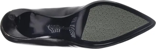 Vista 2 de Calvin Klein Zapatos de tacón Gabrianna para mujer, Cuero negro