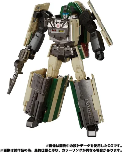 Vista 2 de Transformers Masterpiece Serie G MPG-03 Tren Bot Yukikaze F8102