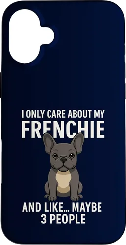 Vista 23 de I Care About My Frenchie & 3 People French Bulldog Owner Case for iPhone XR