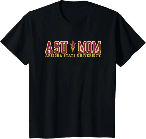 Vista 8 de Camiseta oficial de Arizona State Sun Devils Mom Bold ASU, Negro