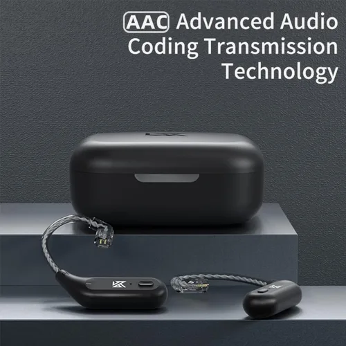 Vista 2 de KZ AZ09 Bluetooth 5.4 módulo inalámbrico impermeable gancho para la oreja batería extra larga duración Bluetooth Cable para KZ