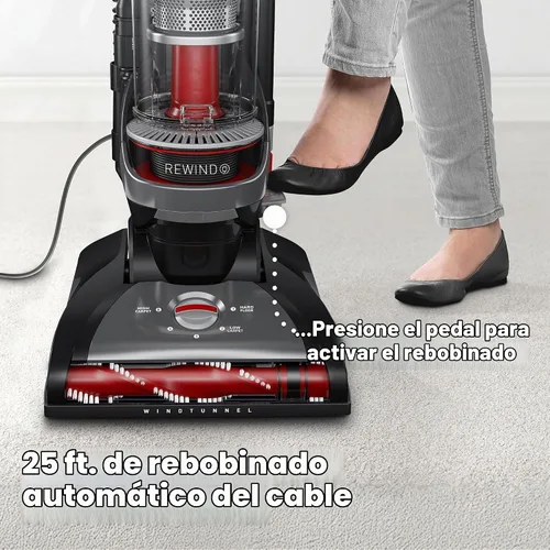 Vista 3 de [Usado] Hoover WindTunnel Cord Rewind Pro Aspiradora sin bolsa, vertical