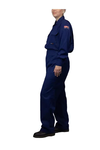 Vista 2 de National Safety Apparel TCGSCWN00116SMRG00 - Overol Tecgen Select FR para mujer, talla S, color azul marino