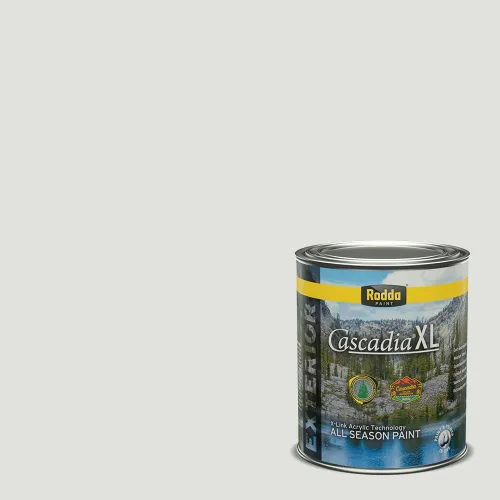 Vista 149 de Rodda Paint CASCADIA XL Pintura e imprimación satinada exterior en uno, cuarto de galón, pimienta de Jamaica