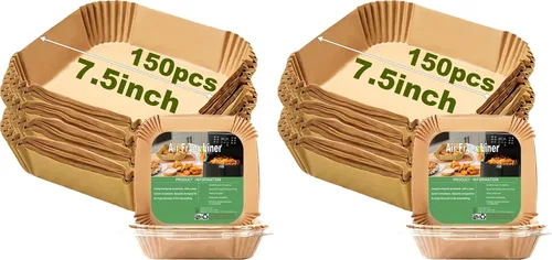 Vista 8 de Forros pequeños para freidora de aire Cosori 2.1qt