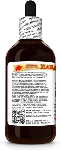 Vista 4 de Hawaii Pharm Extracto líquido Gotu Kola, 4 onzas líquidas, paquete de 15