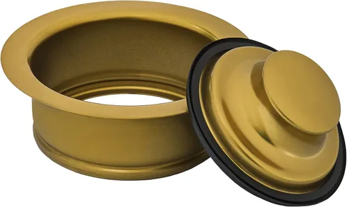 Vista 2 de Ruvati Brida de eliminación de basura para fregadero de cocina, tono dorado