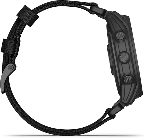 Vista 5 de Garmin tactix 7, Edición Pro, Reloj GPS táctico de construcción robusta con capacidades de carga solar y correa de nylon