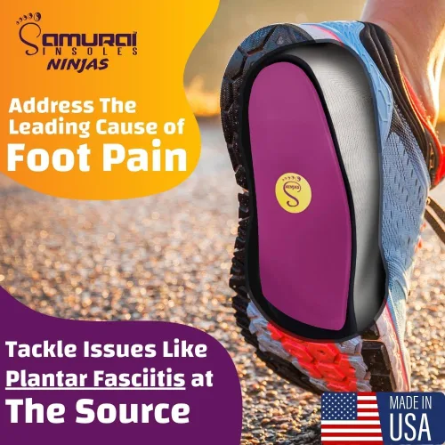 Vista 2 de Samurai Plantillas Ninjas con soporte para arco para zapatos, fascitis plantar, pies planos, alivio de espinillas para mujeres y hombres, alivio
