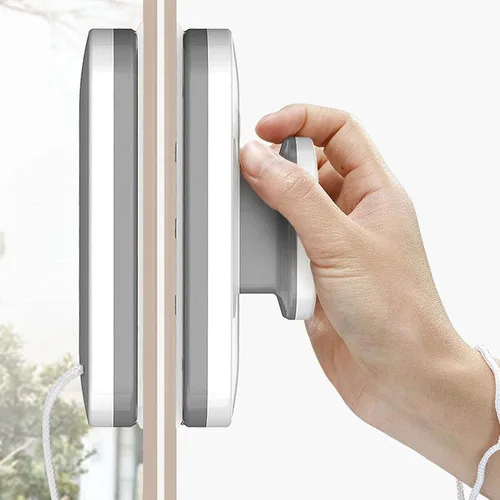 Vista 7 de Kit de lavado de escobilla de ventana, limpiaparabrisas magnético ajustable de doble cara accesorio de vidrio para equipo de ventana hogar