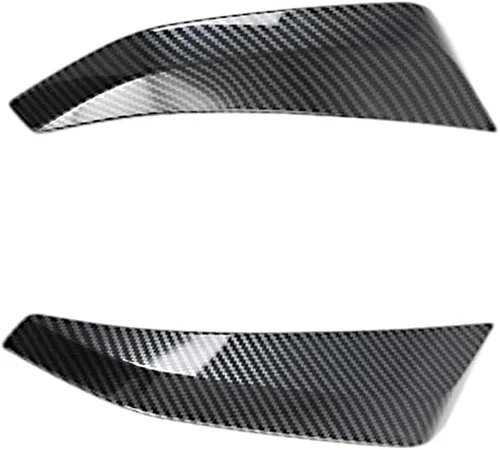 Vista 7 de Fibra de carbono, cubierta de panel de instrumentos de consola central de automóvil, compatible con Nissan Navara NP300 2016-2021