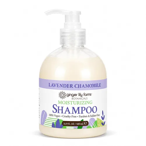 Vista 20 de Ginger Lily Farms Botanicals Champú hidratante para todo tipo de cabello, 100% vegano y libre de crueldad, aroma a pera de manzana, repuesto de 1