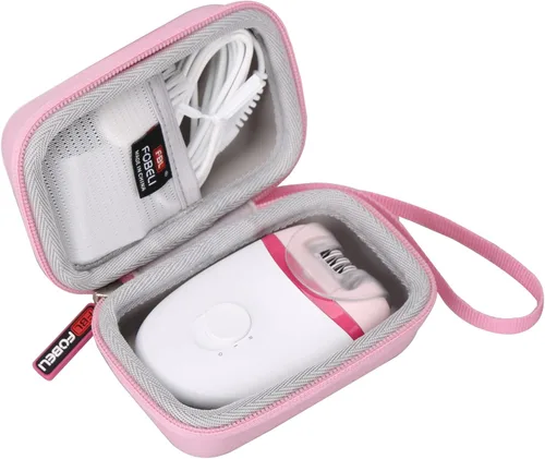 Vista 2 de FBLFOBELI Funda rígida compatible con Philips Depilator Series 2000 BRE227/00 y Satinelle Essential BRE235/04 y Philips HP6401/Braun Depilator