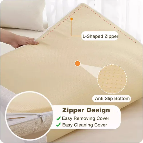 Vista 6 de Cojines de asiento de ventana personalizados para interiores,Cojín de ventana de forro polar anti arañazos de gato,Cojín impermeable