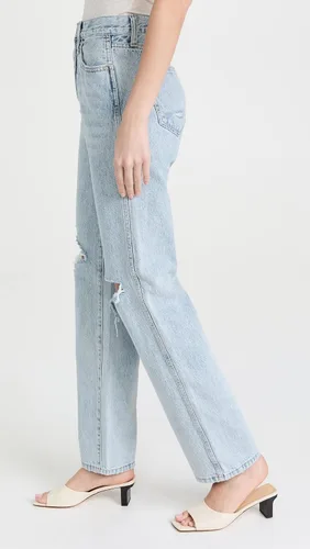 Vista 4 de Pistola Denim Cassie - Jeans rectos de talle alto para mujer